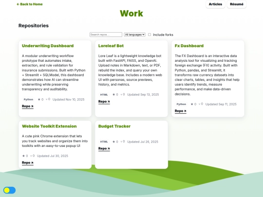 work screenshot