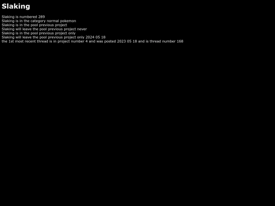 pokemon/Slaking screenshot