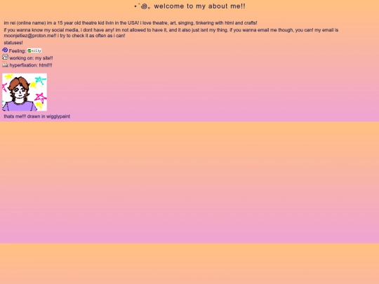 aboutme screenshot