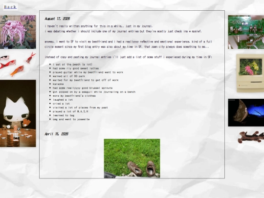 website/blog screenshot