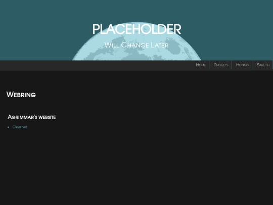 Webring screenshot