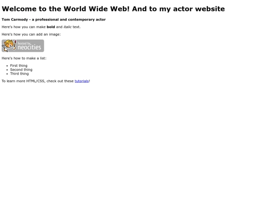 index screenshot