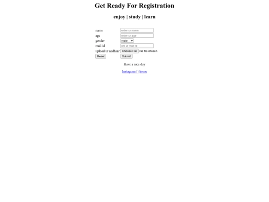 registration/register screenshot