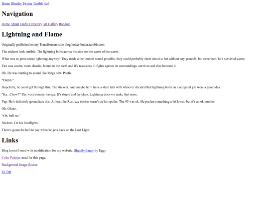 Fic/LightningandFlame1 screenshot