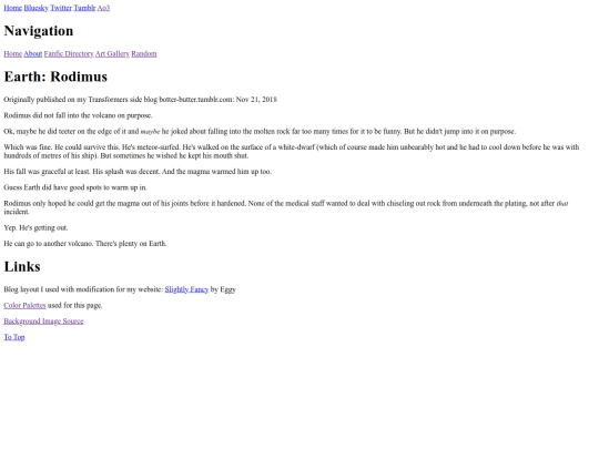 Fic/SmallEarthThings4 screenshot