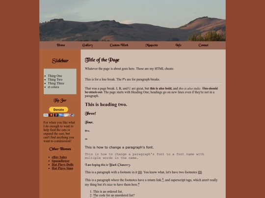 PageTemplate screenshot