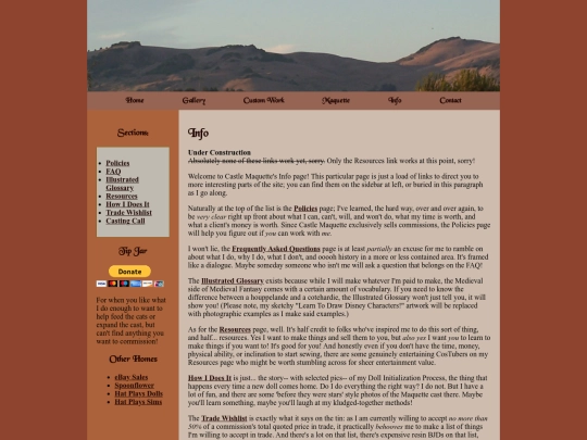 info screenshot