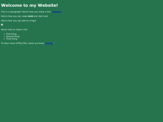 Blog screenshot