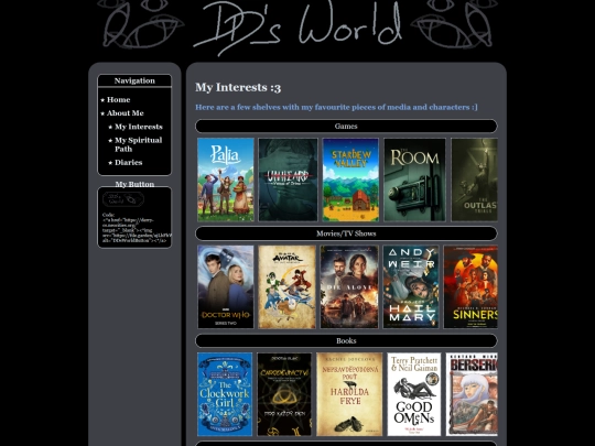 my-interests screenshot