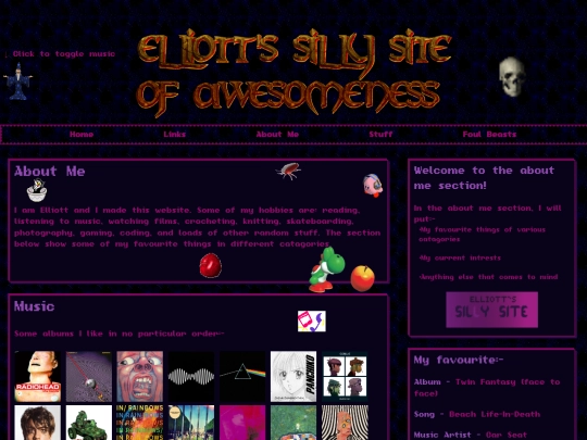 aboutme screenshot