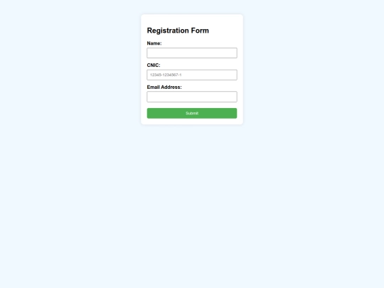 contact-form screenshot
