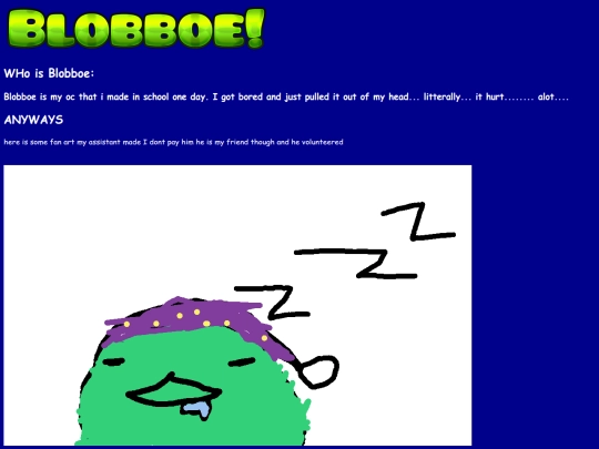 Blobboe screenshot