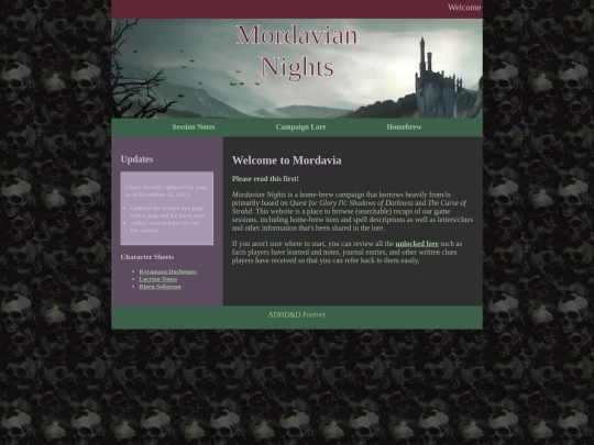 mordavian-nights screenshot