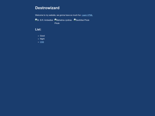 index screenshot