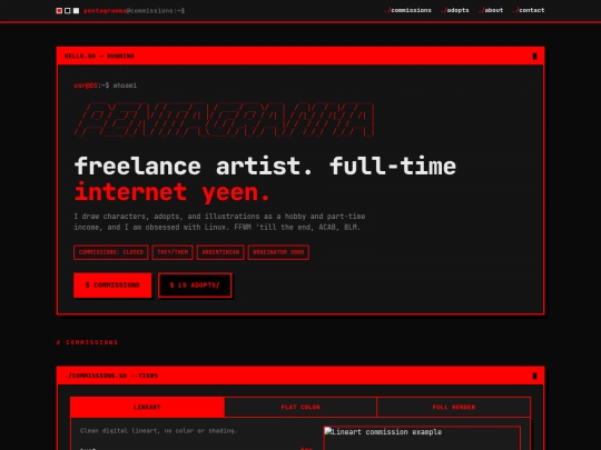 index screenshot