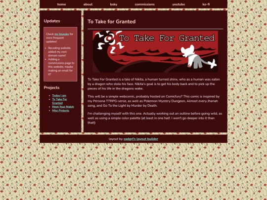 projects/totakeforgranted screenshot