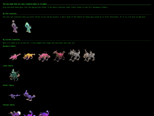 spore/home screenshot