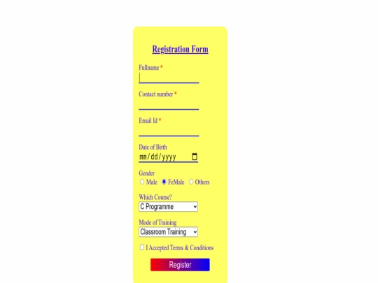 index screenshot
