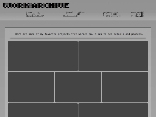 Work Archive screenshot