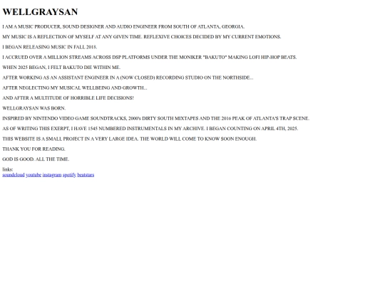 wellgraysan screenshot