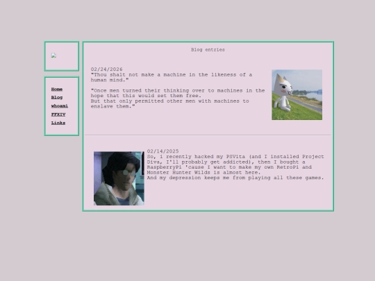 blog screenshot