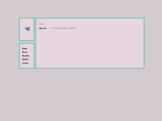 links screenshot