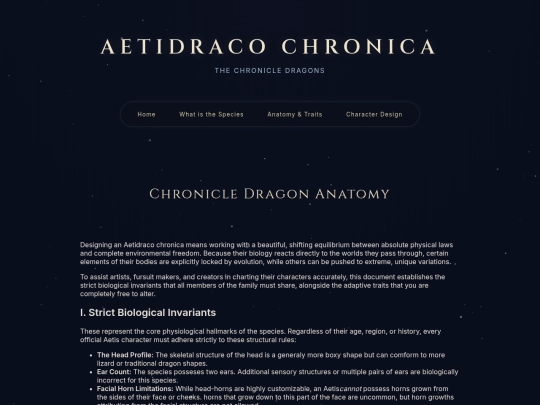 pages/species-info/anatomy screenshot