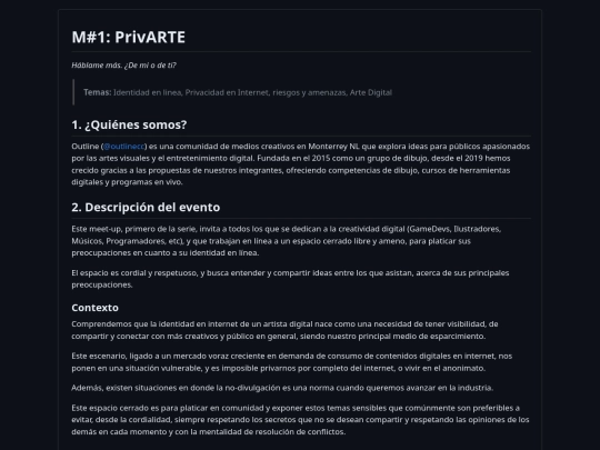 M1_privARTE screenshot