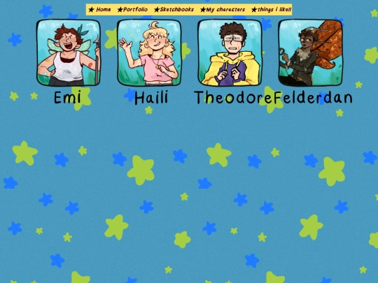 Pages/Characters/CharacterMenu screenshot