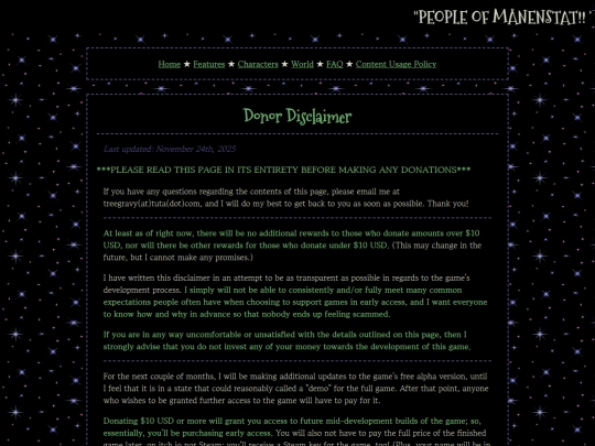 donor_disclaimer screenshot