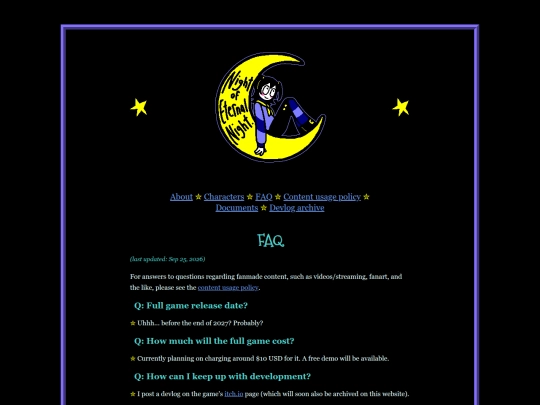 faq screenshot