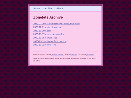 archive screenshot
