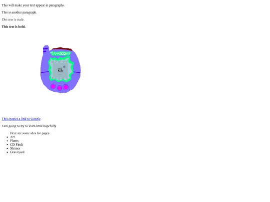 test screenshot