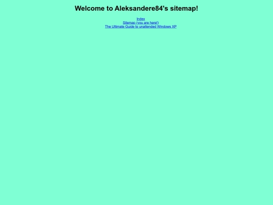 sitemap screenshot
