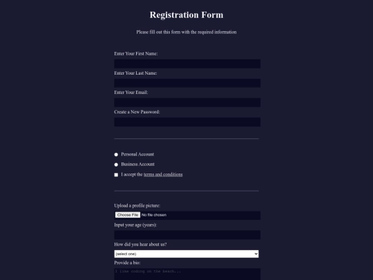 freeCodeCamp/4surveyForm screenshot