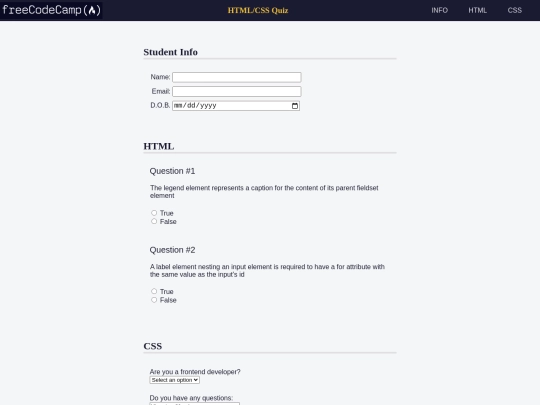 freeCodeCamp/8quizAccessibility screenshot