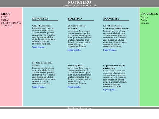 Noticiero/Index screenshot
