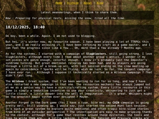 blog screenshot