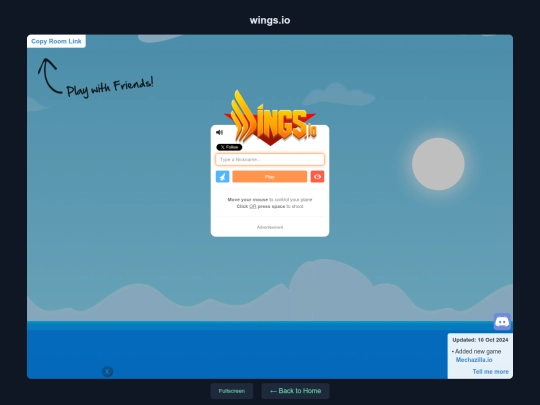games/wings screenshot