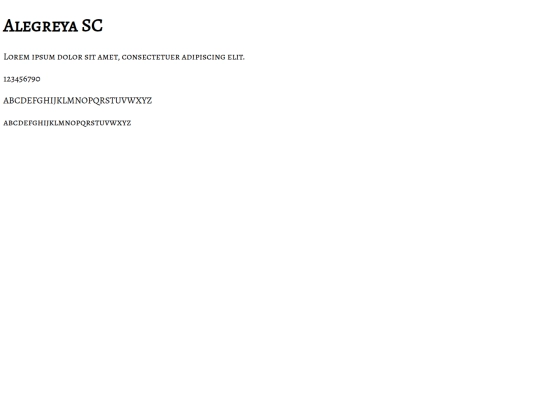 fonts screenshot