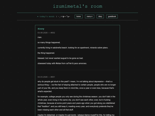 diary screenshot