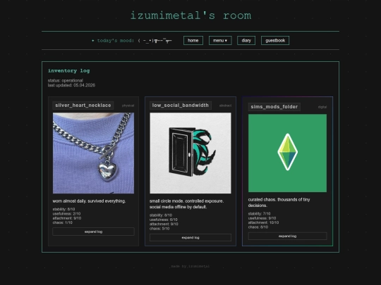 inventory screenshot