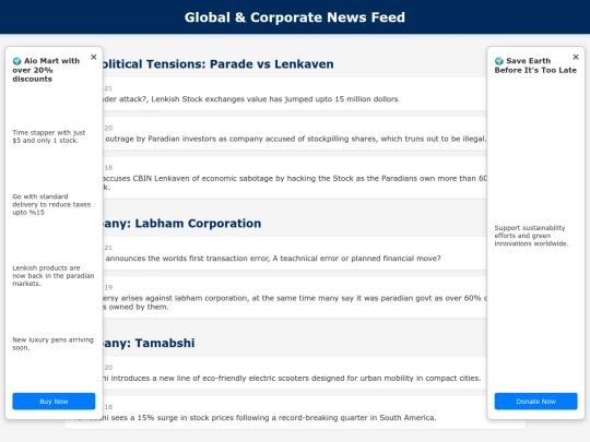 news screenshot