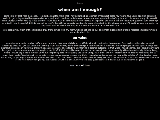 enough screenshot
