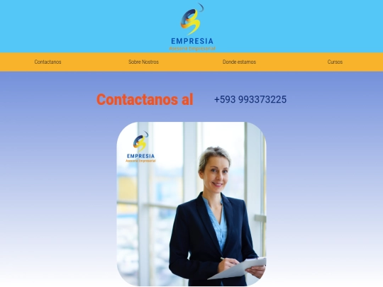 pages/contactame screenshot