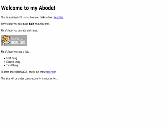 index screenshot