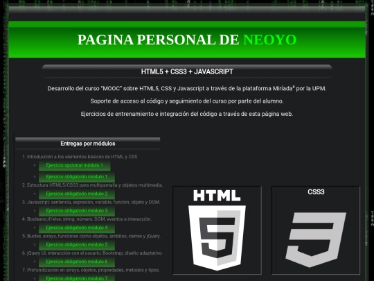 index screenshot