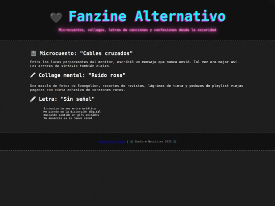 fanzine screenshot