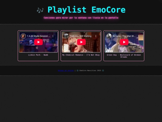 playlist screenshot
