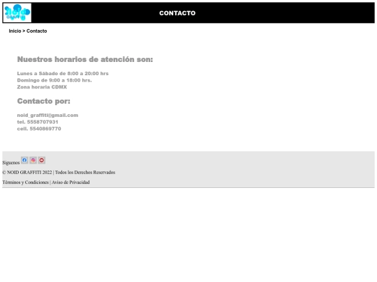 NOID/Contacto screenshot